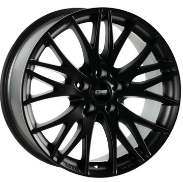 CMS-384-05 6.5x15" -4x108 ET15 65.1 Complete Matt Black Jant (4 Adet)